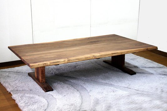 テーブル ウォールナットD型